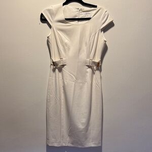 Calvin Klein Cream Mini Dress